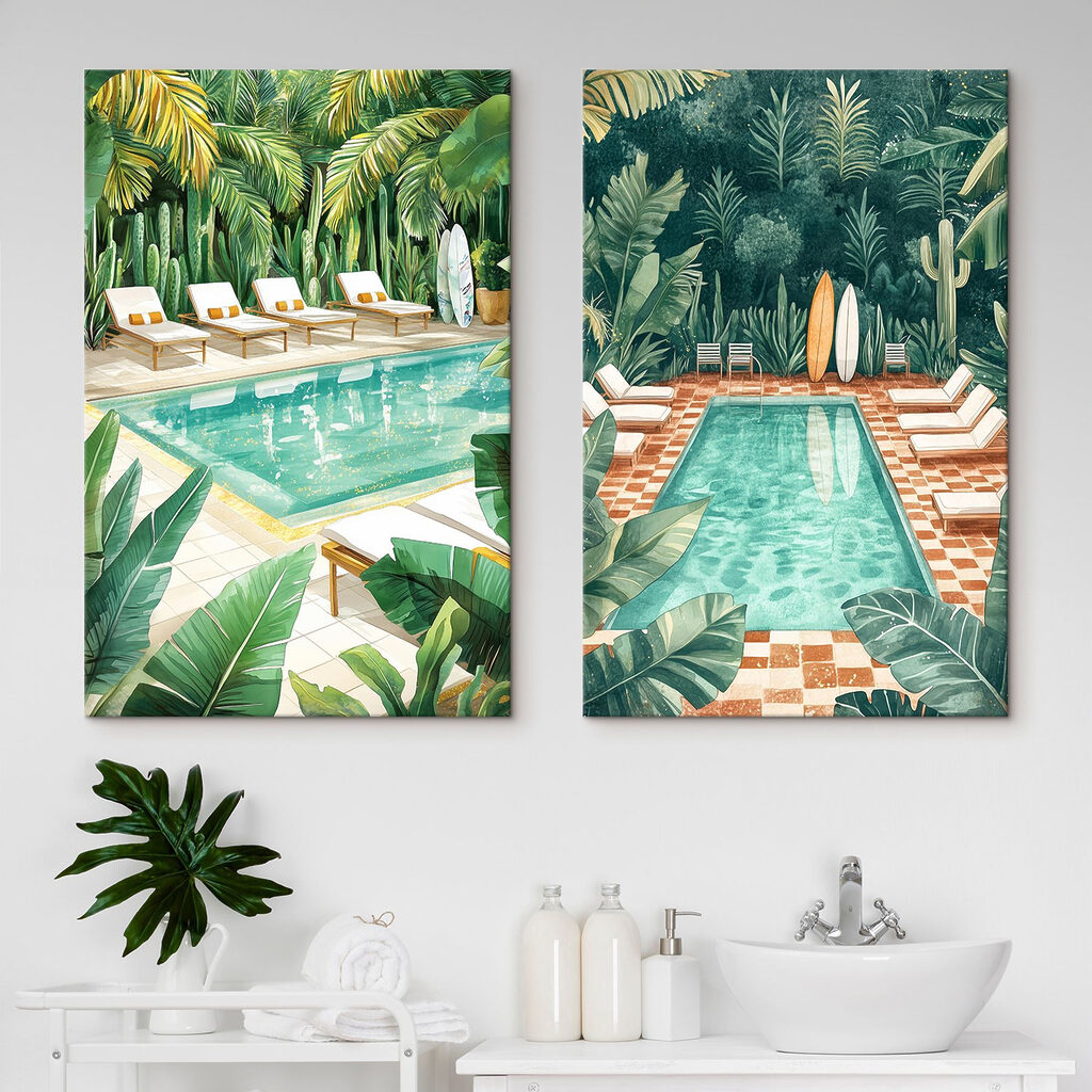 Un tuffo tropicale in un ambiente