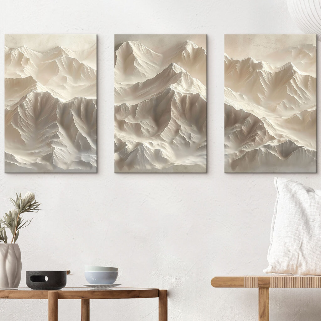 Montagne di luce in un ambiente