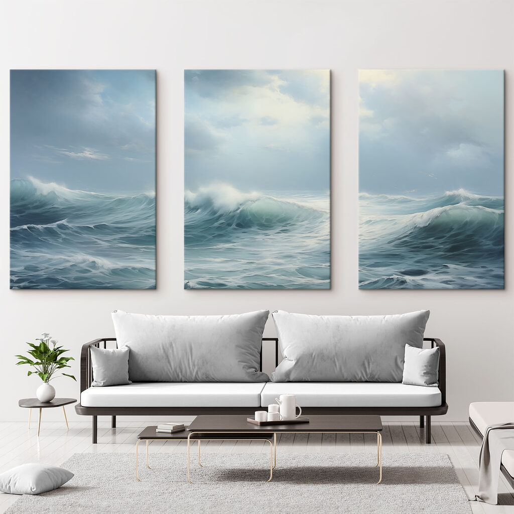Luce sopra l’oceano in un ambiente