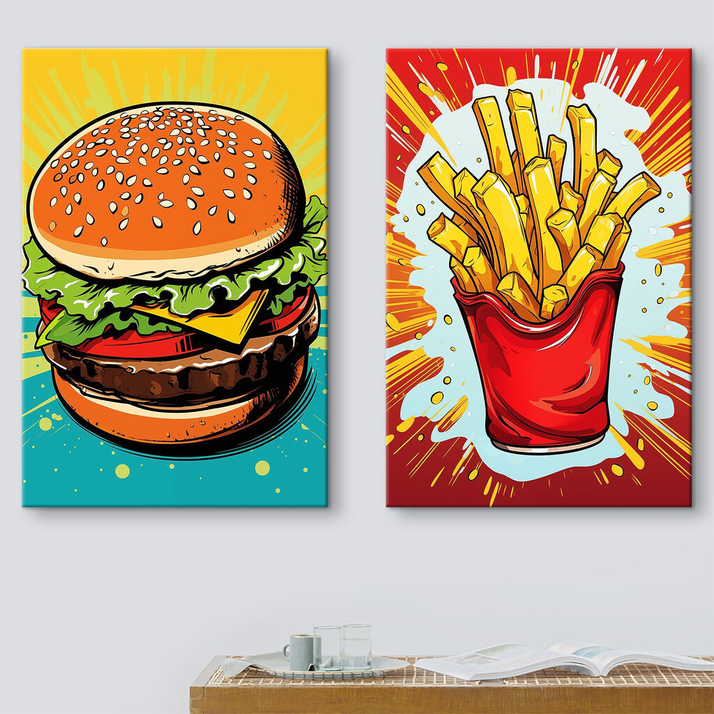 Hamburger con patatine — ambiente 2