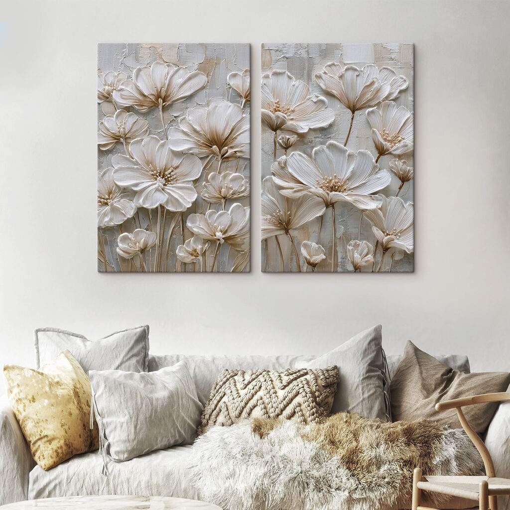 Fiori con profondità in un ambiente