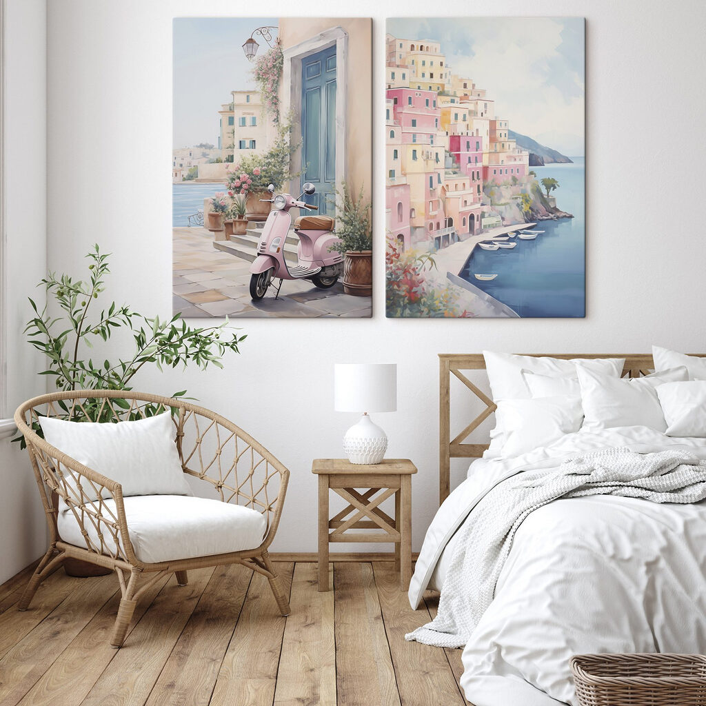 Giro lungo il mare in un ambiente