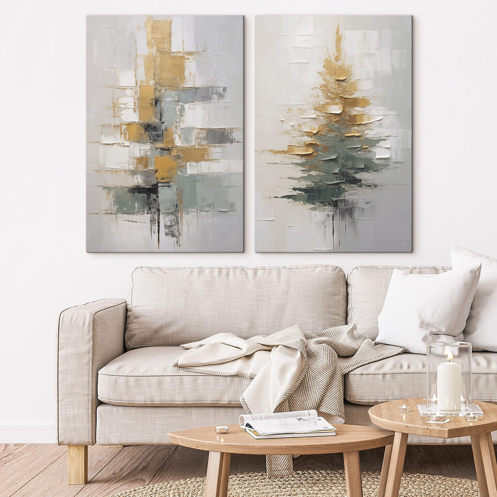 Albero stilizzato in un ambiente