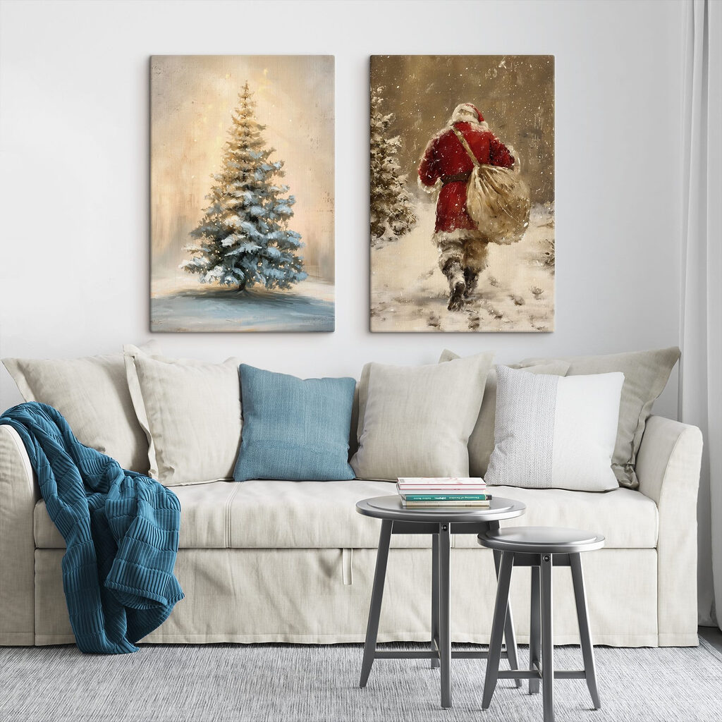 Figura nella neve in un ambiente