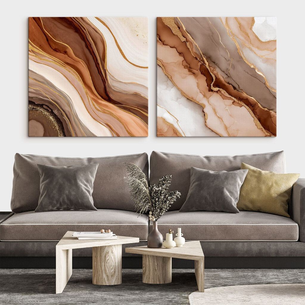 Sfumature di terra in un ambiente