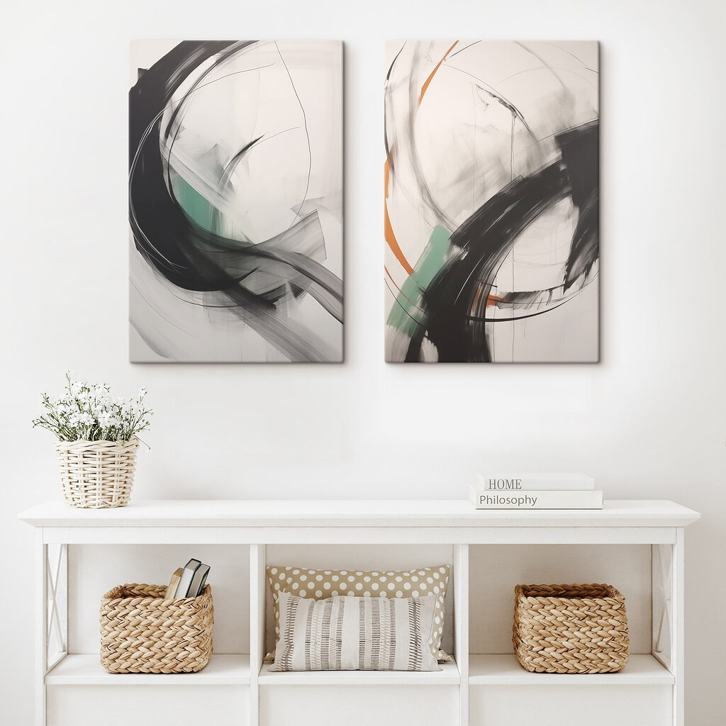 Pennellate dinamiche in un ambiente