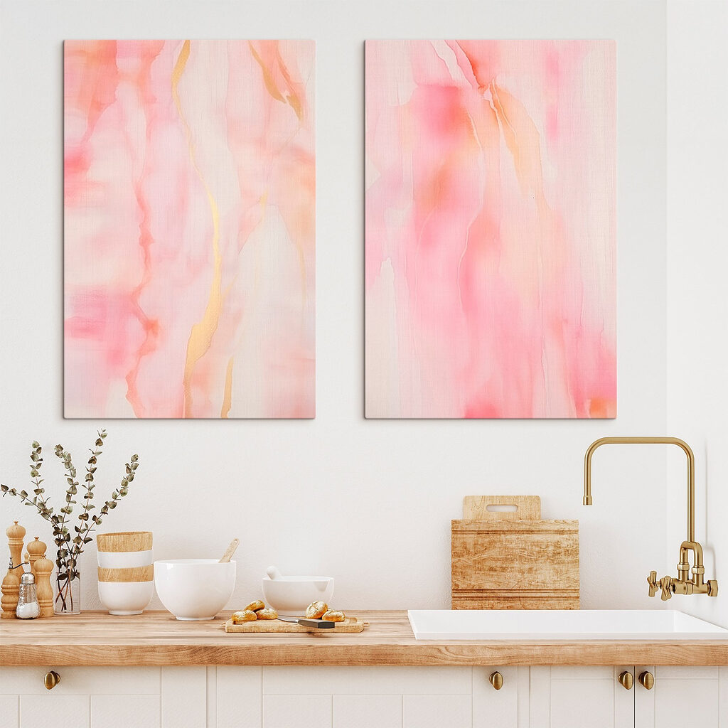 Fluido rosa in un ambiente