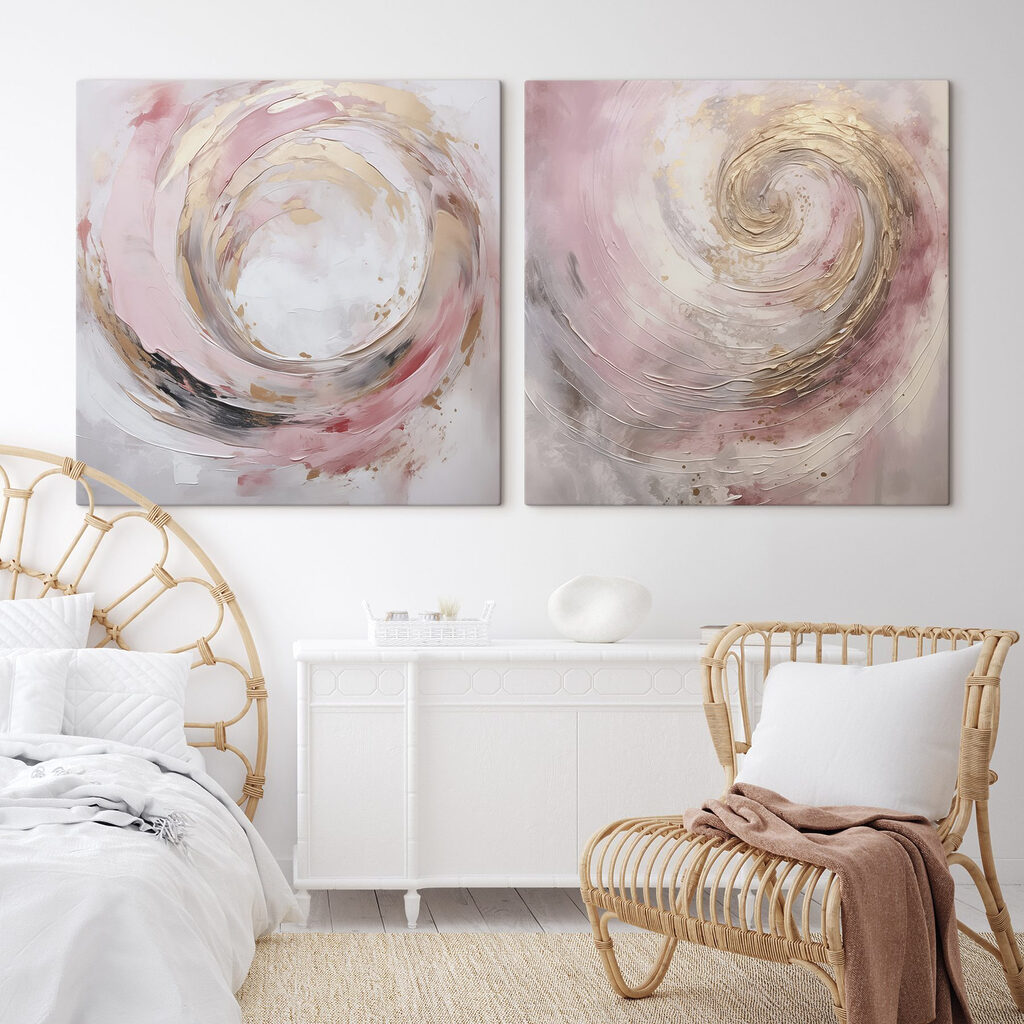 Spirale morbida in un ambiente