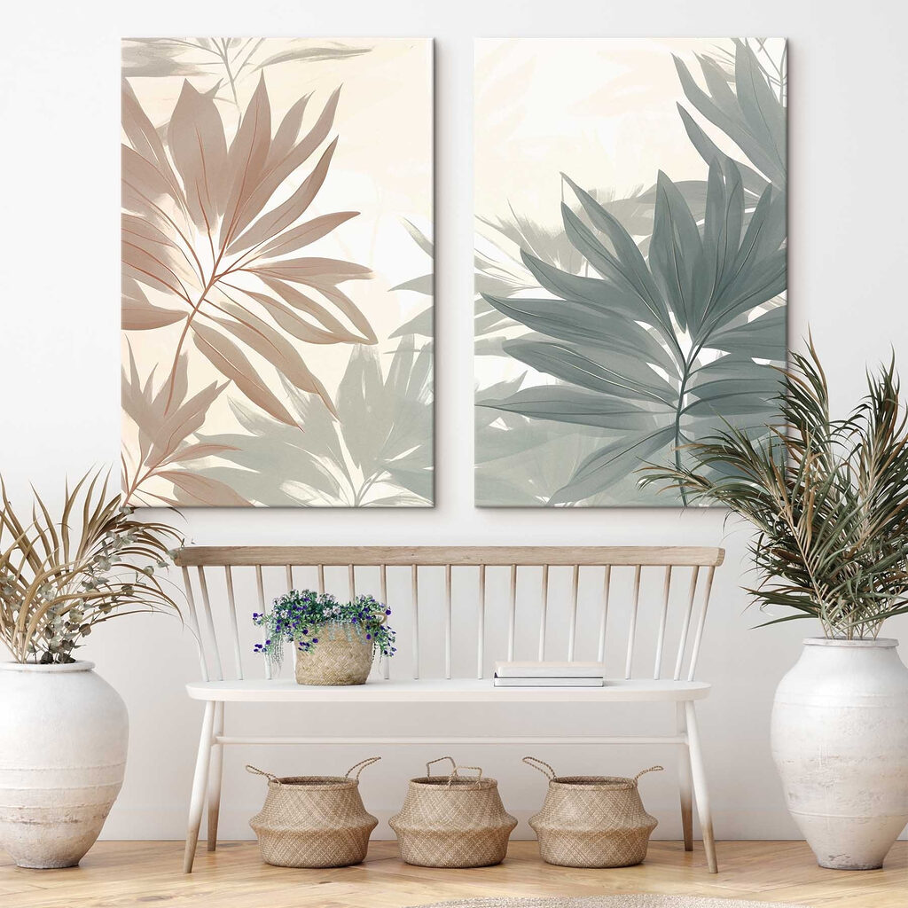 Fronde delicate in un ambiente