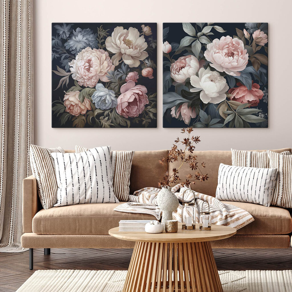 Fiori rigogliosi in un ambiente