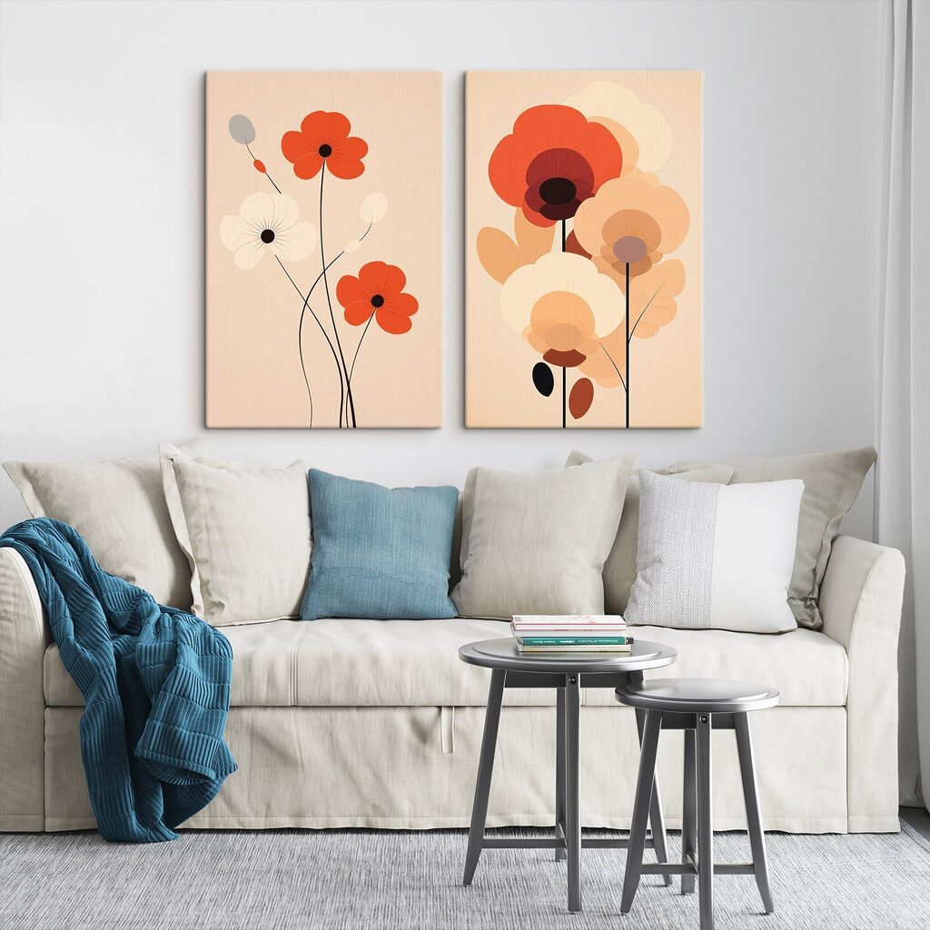 Fiore con colature in un ambiente
