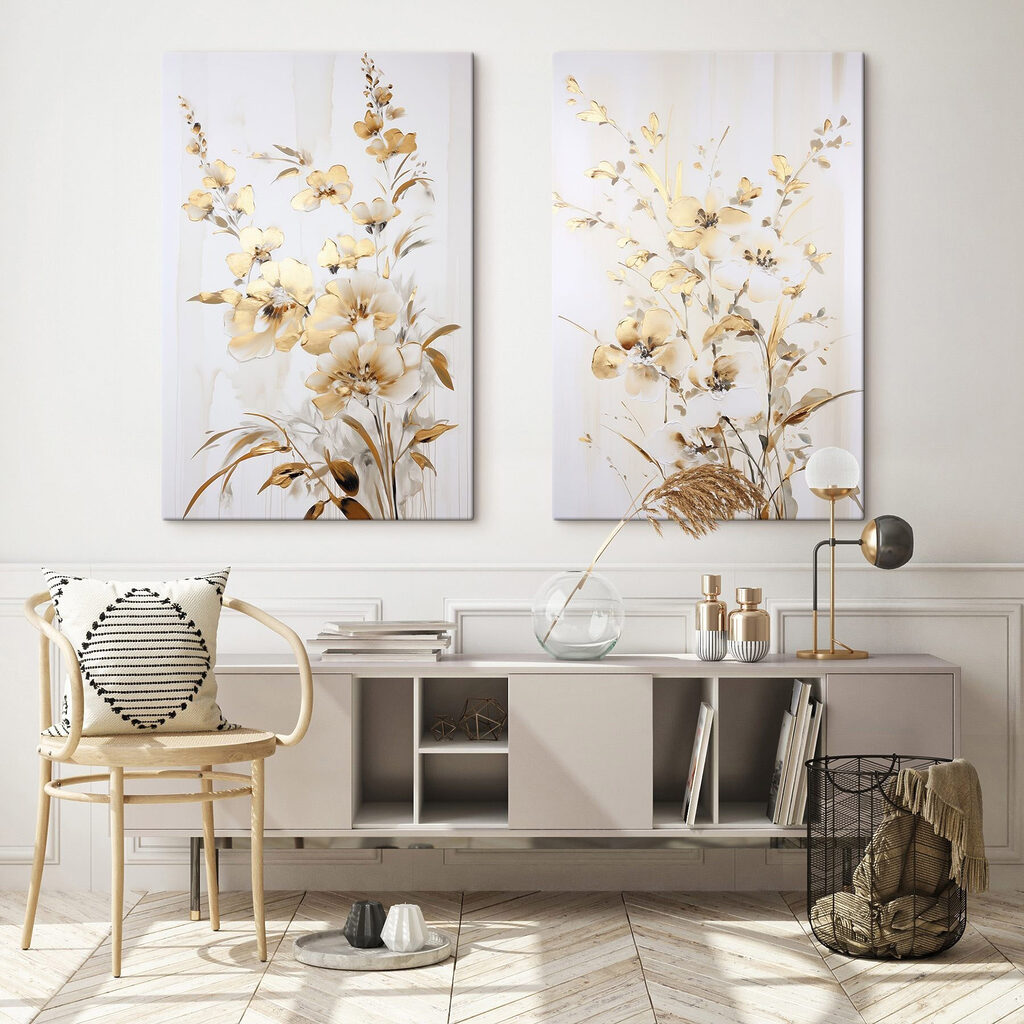 Steli di fiori eleganti in un ambiente