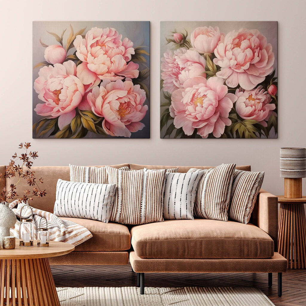 Fiori rosa in un ambiente