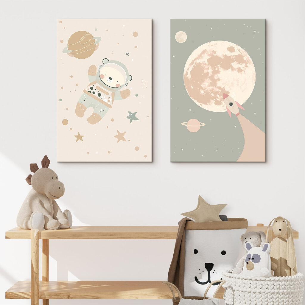 Piccoli astronauti in un ambiente