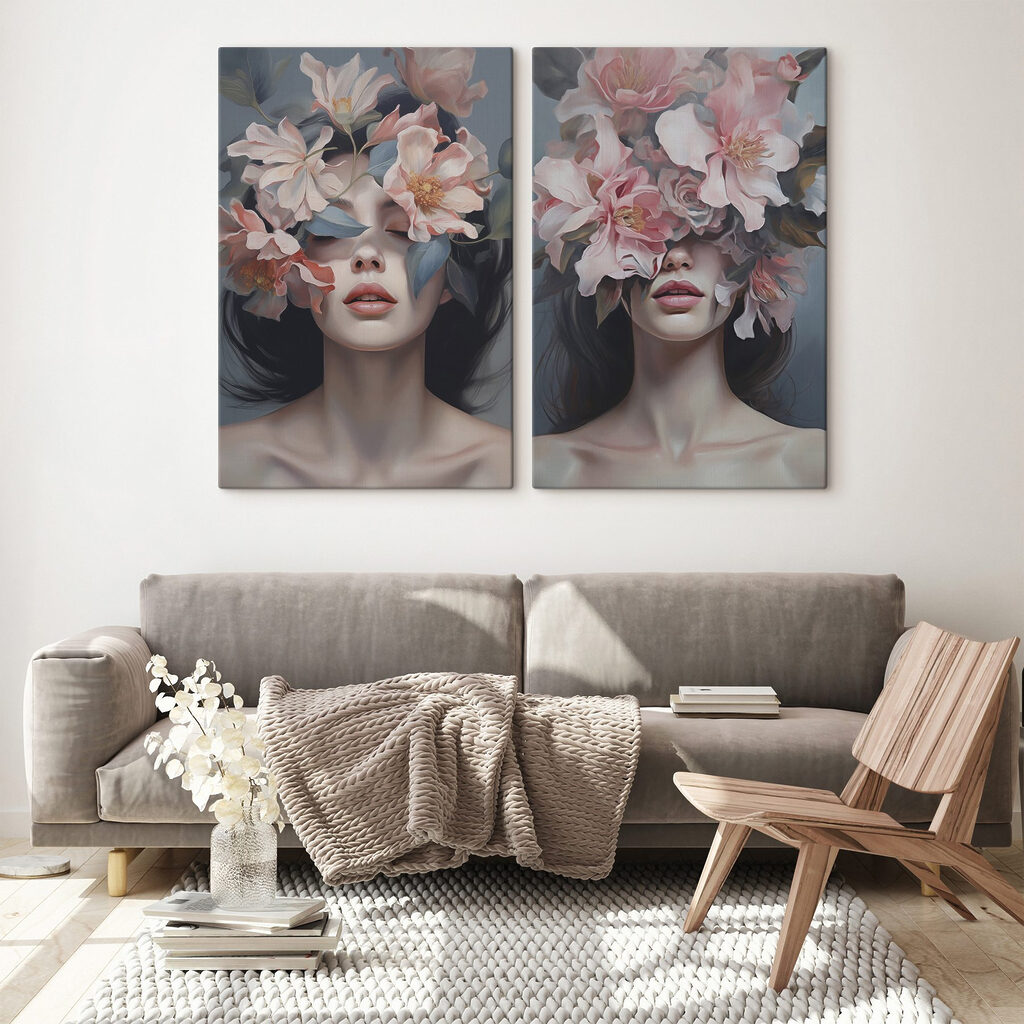 Volto coperto di fiori — ambiente 2