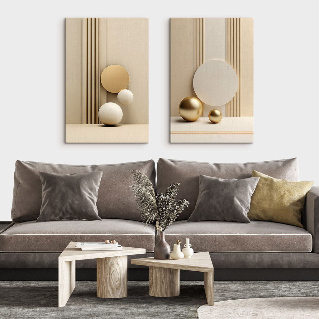 Sfere in equilibrio in un ambiente