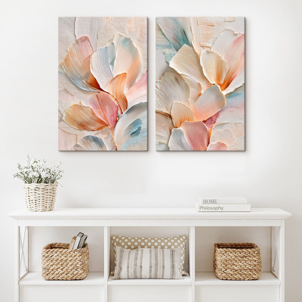 Petali pastello nella luce — ambiente 2