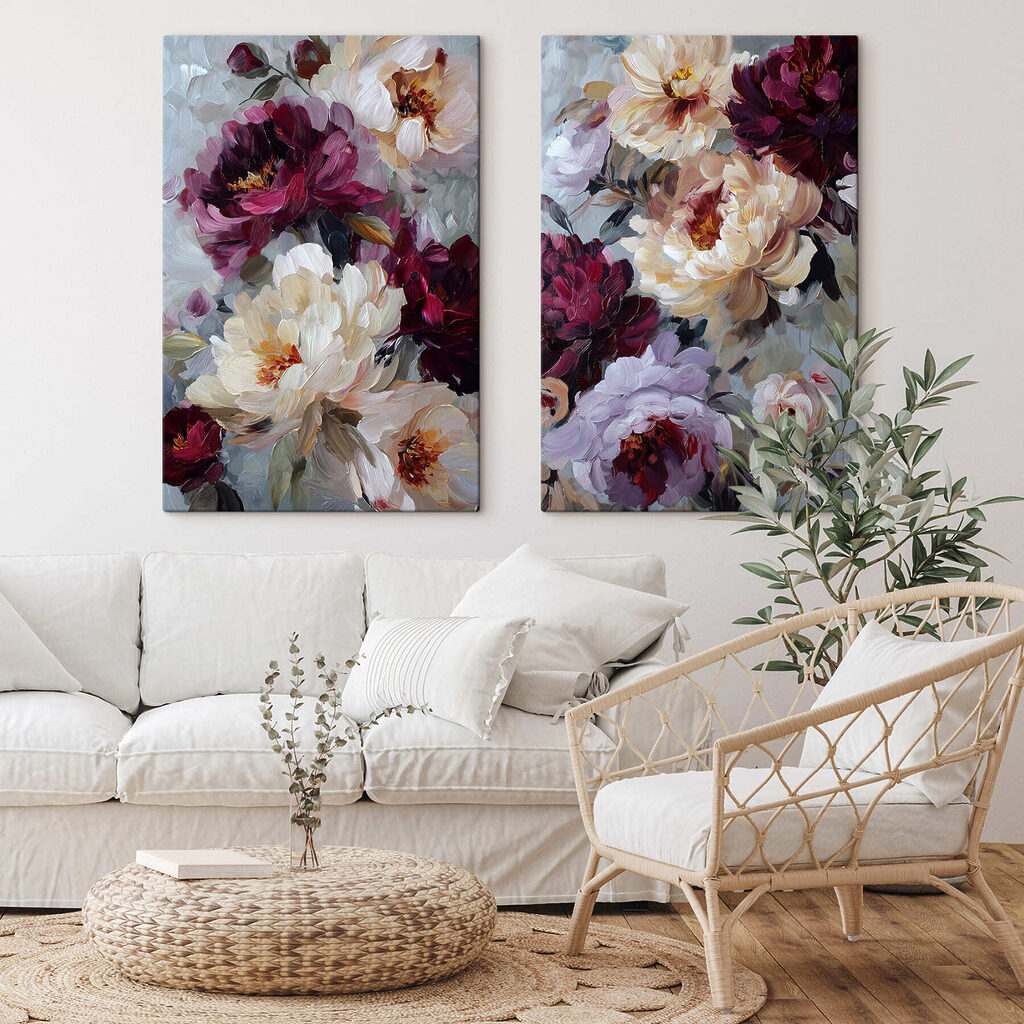 Fiori densi e vivaci in un ambiente