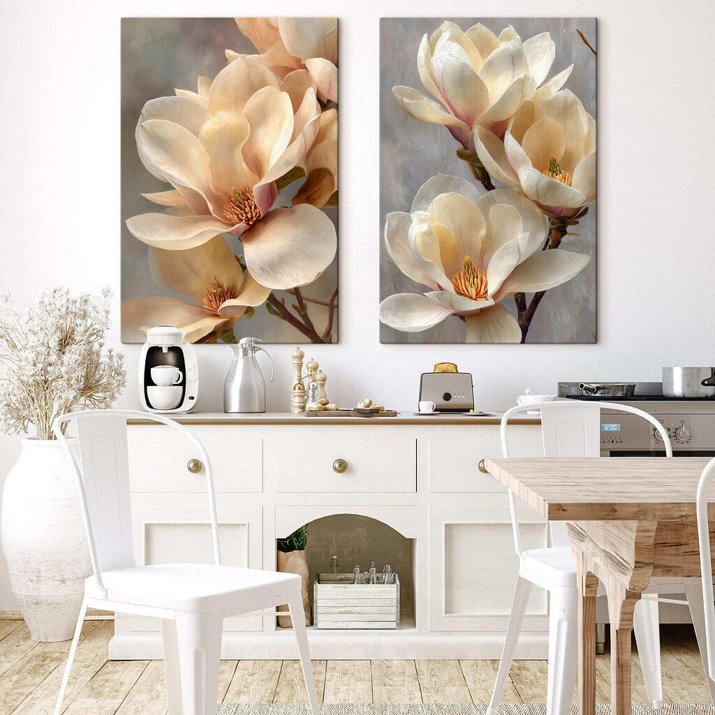 Magnolie nella luce in un ambiente