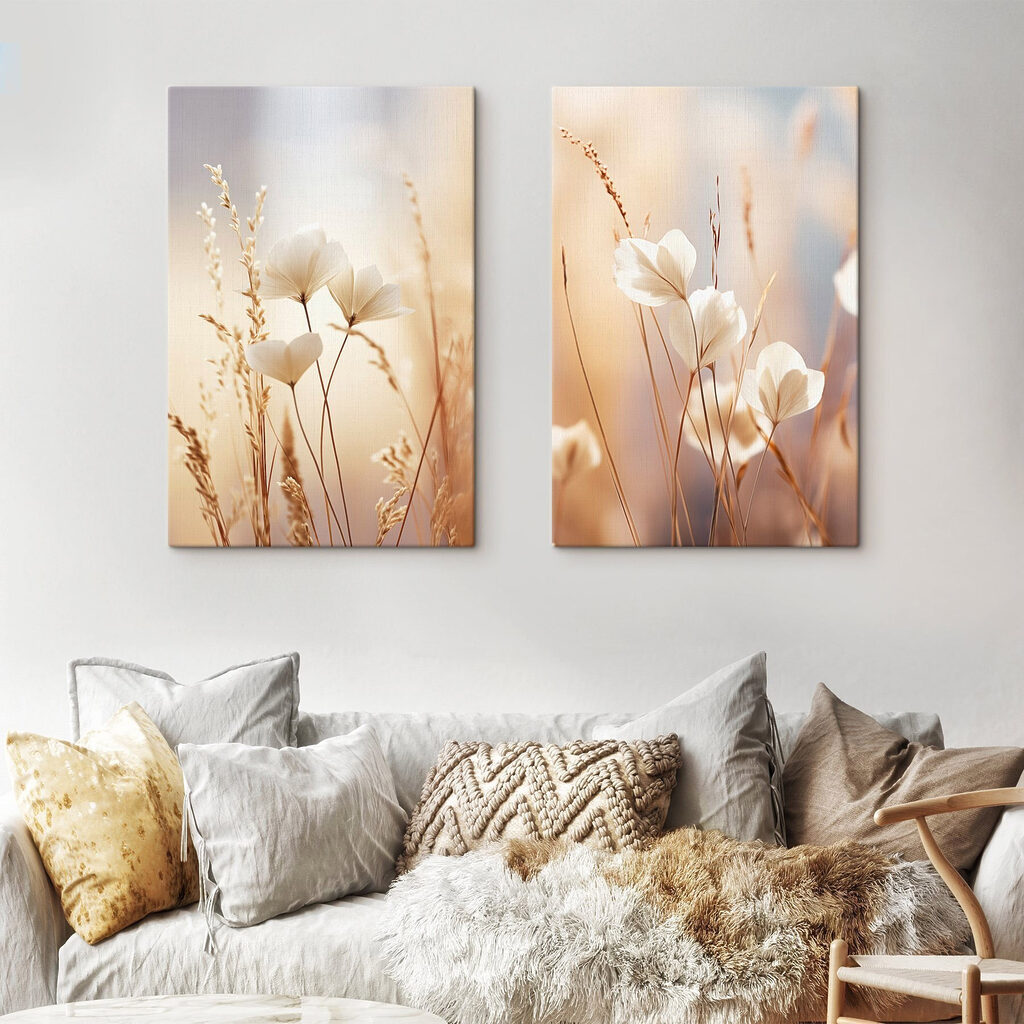 Fiori alla luce in un ambiente
