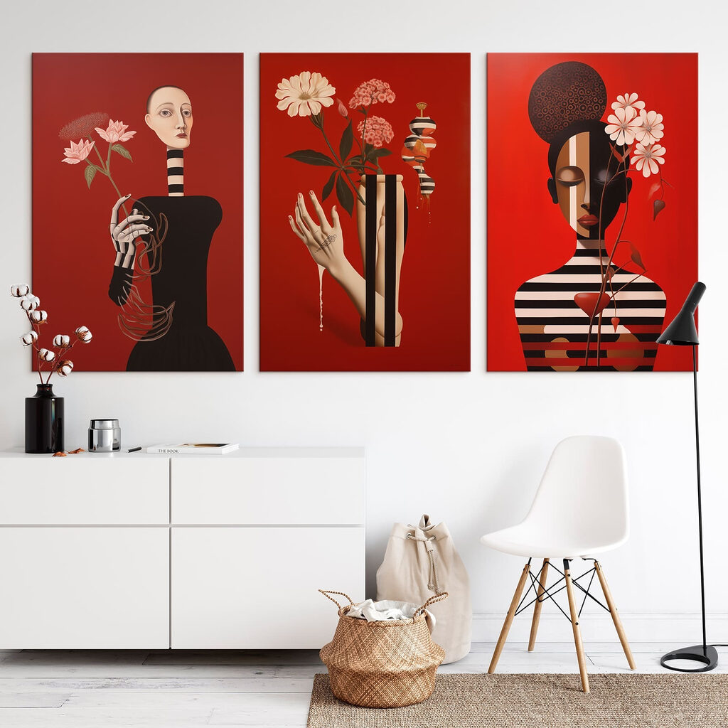 Figure fiorite a righe — ambiente 2