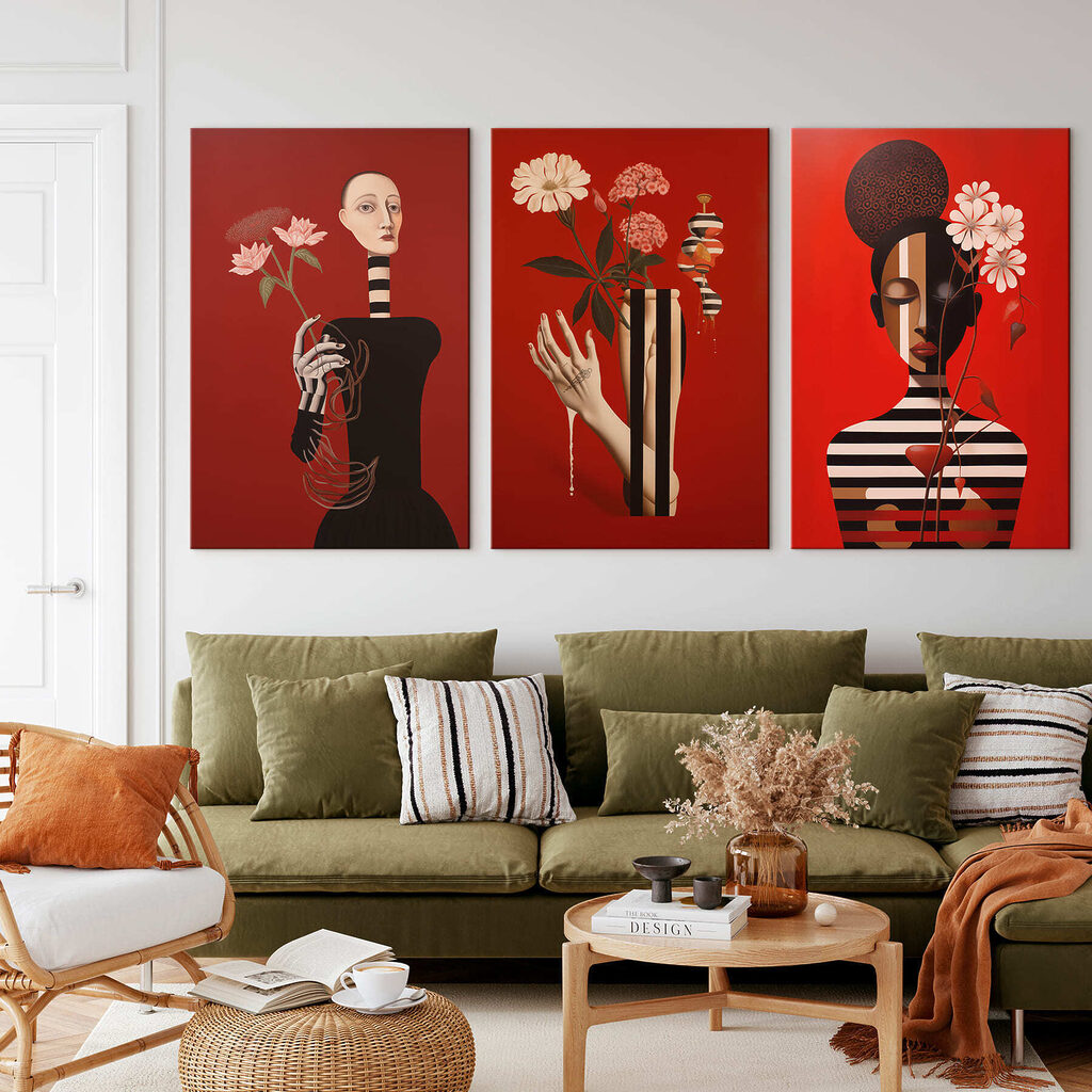 Figure fiorite a righe — ambiente 3
