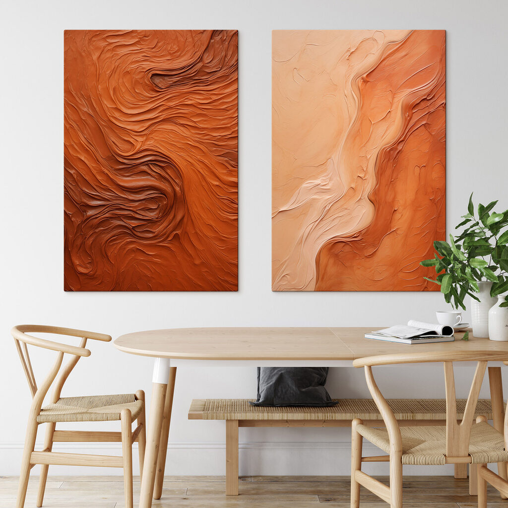 Terracotta in movimento in un ambiente