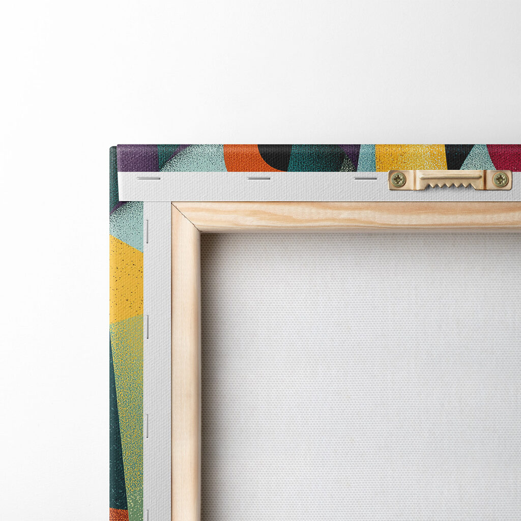 Volti in campiture accese — retro