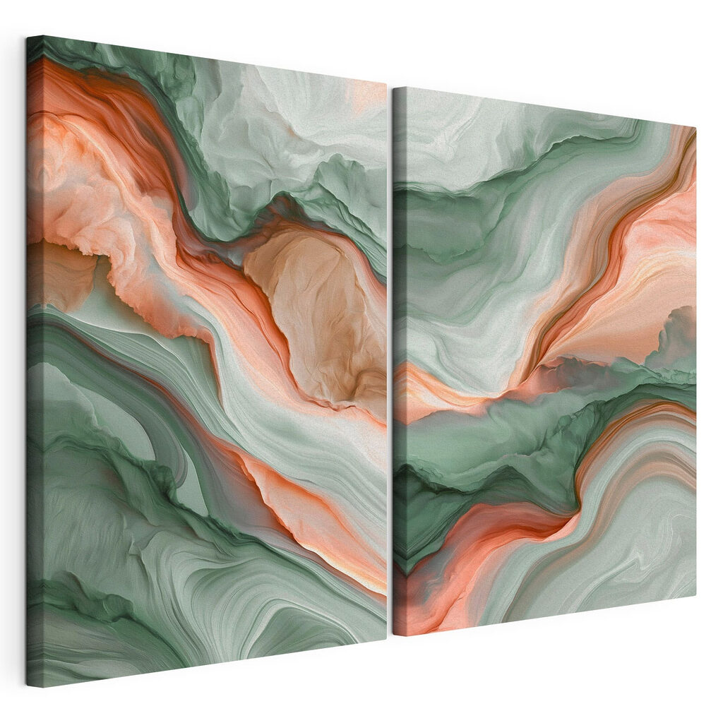 Onde verdi color corallo — vista del prodotto