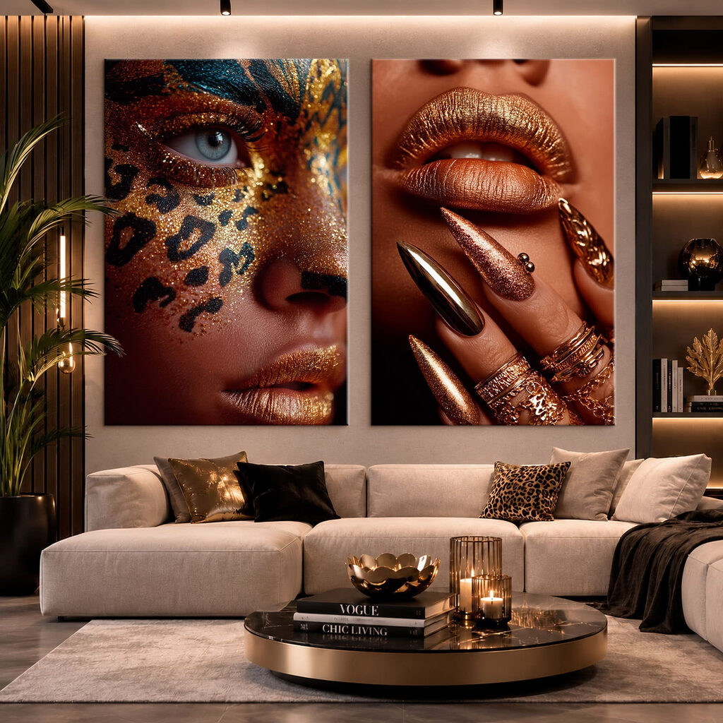 Dettagli glamour in un ambiente