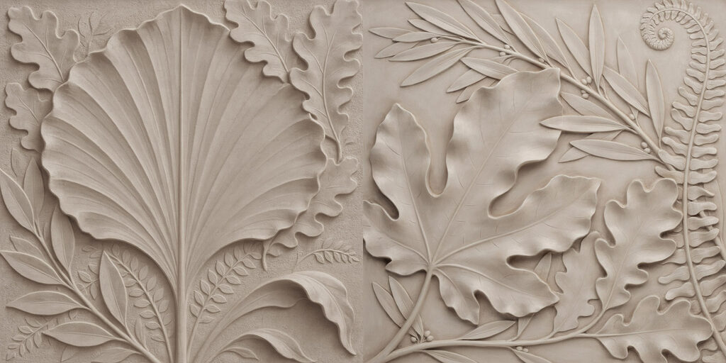 Foglie dai bordi arricciati — design completo