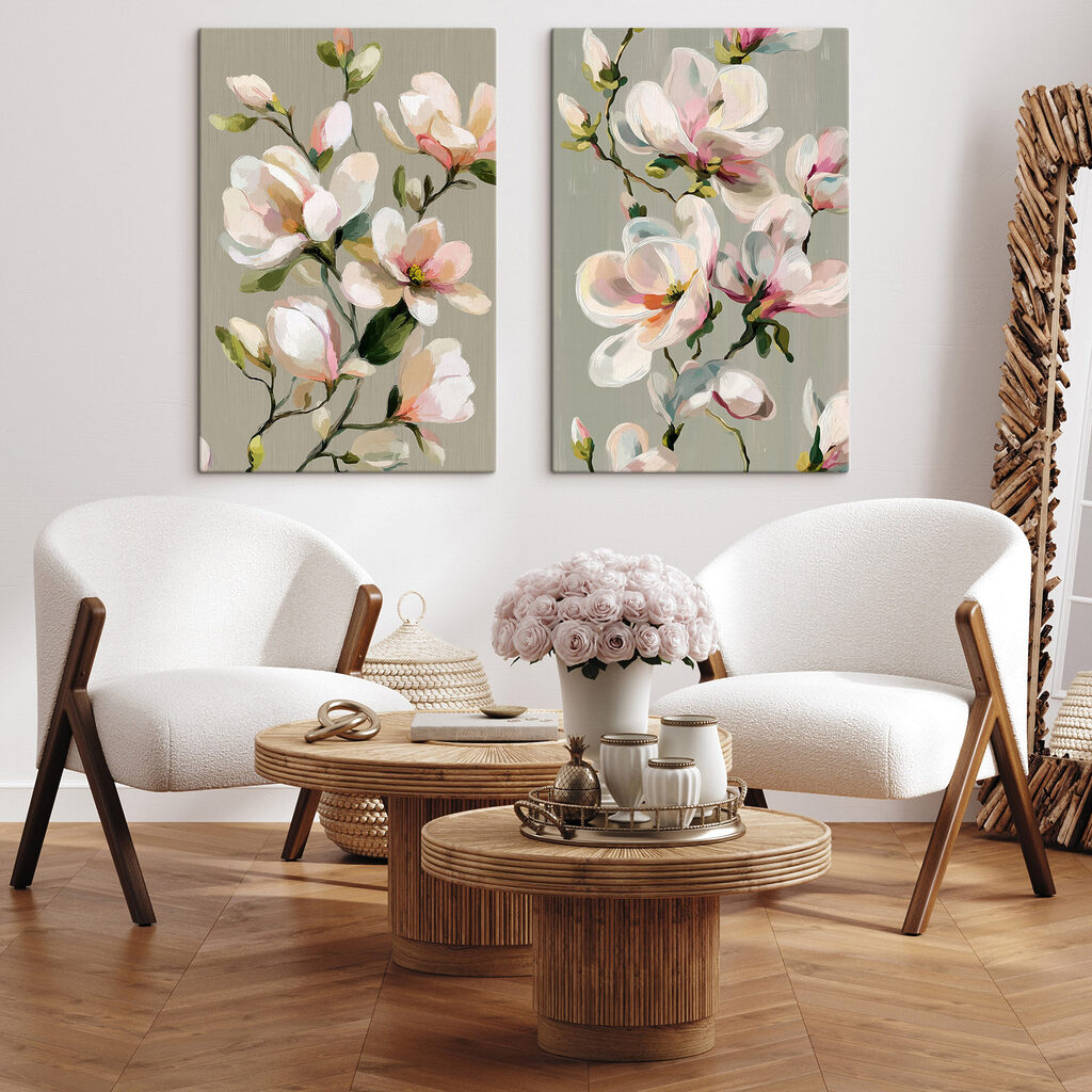 Magnolia a pennellate sciolte in un ambiente