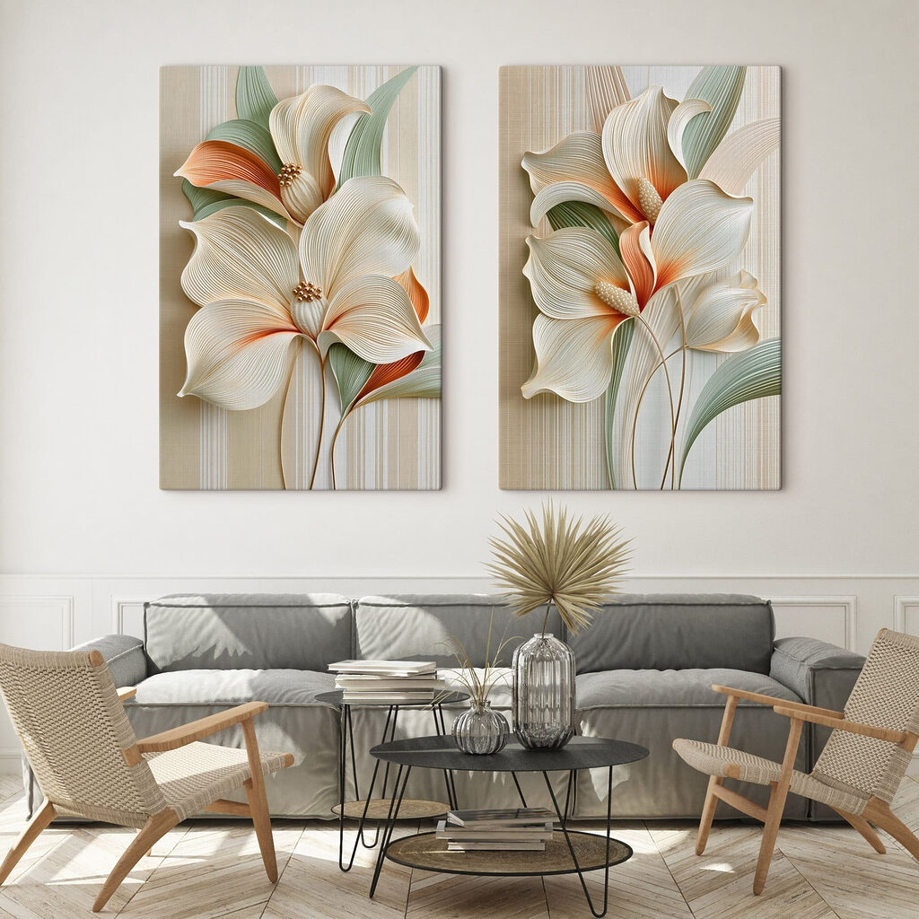 Grandi fiori bianchi — ambiente 2