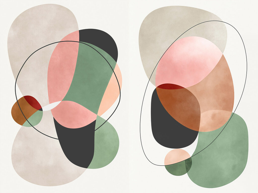 Cerchi incontrano linee — design completo
