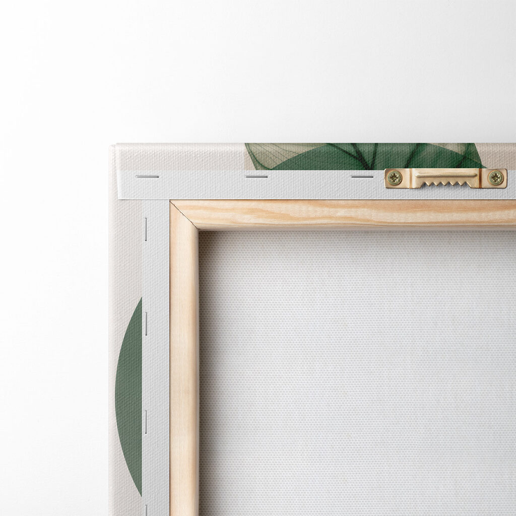 Foglie verdi eleganti — retro