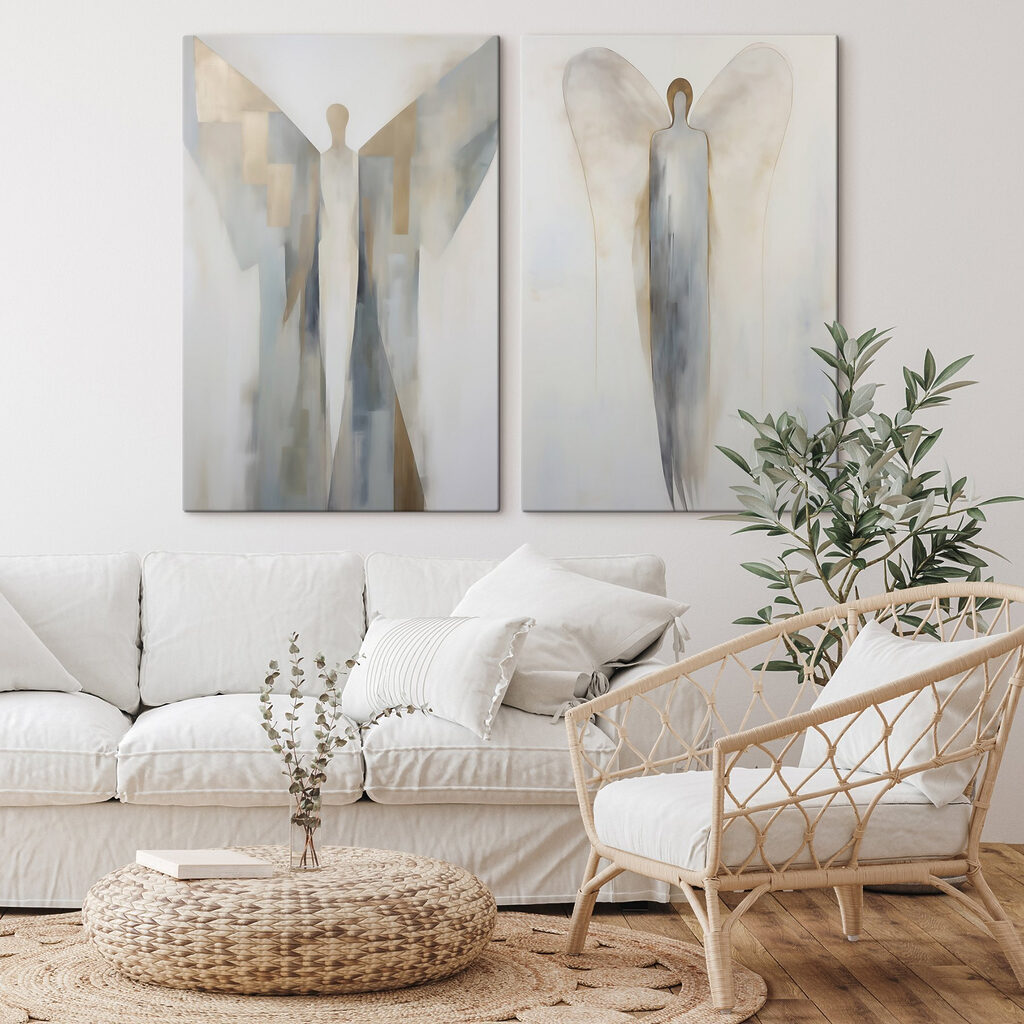 Angeli in lunghe pennellate — ambiente 1