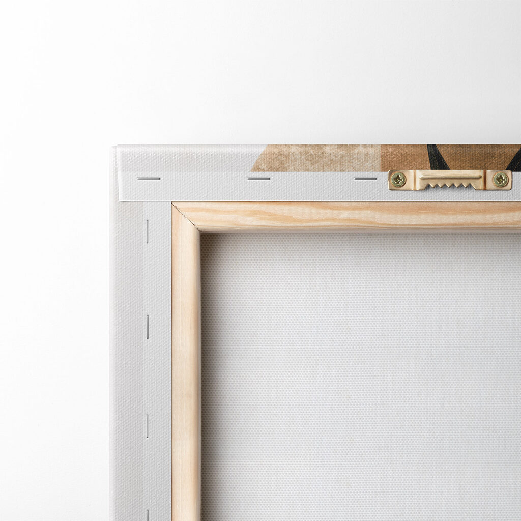 Foglie e forme geometriche — retro