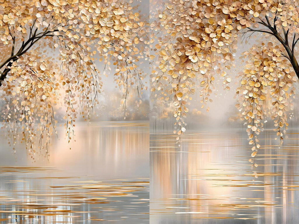Albero dalle foglie gialle — design completo