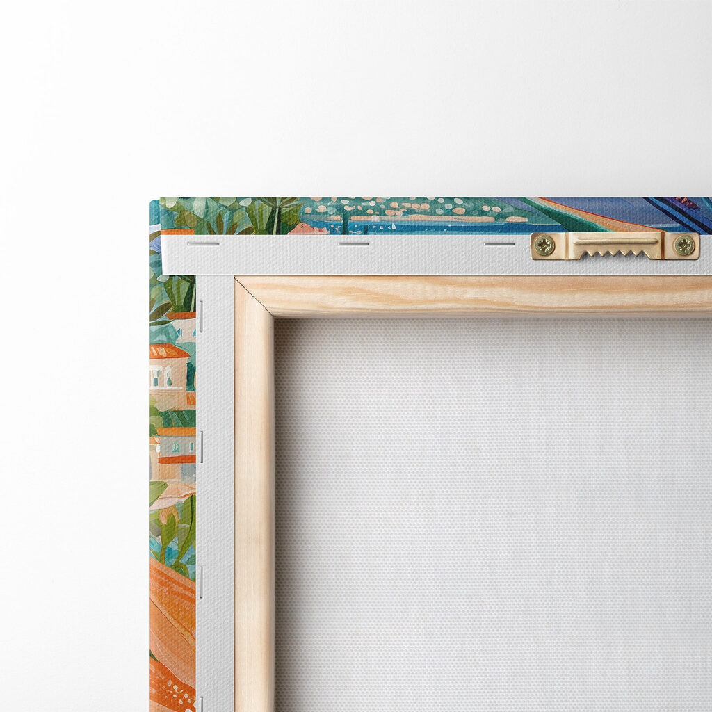 Fiori tropicali e mare — retro