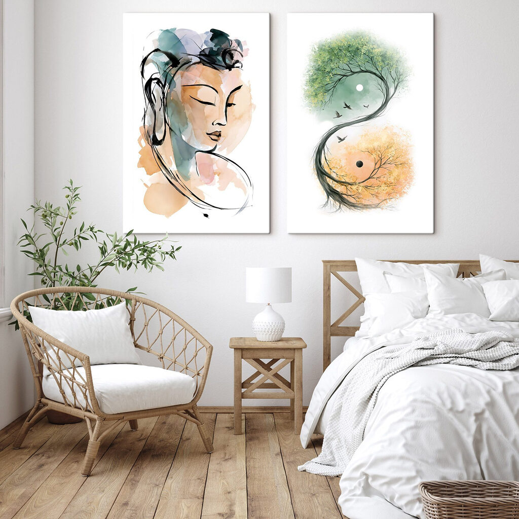 Donna e albero — ambiente 2