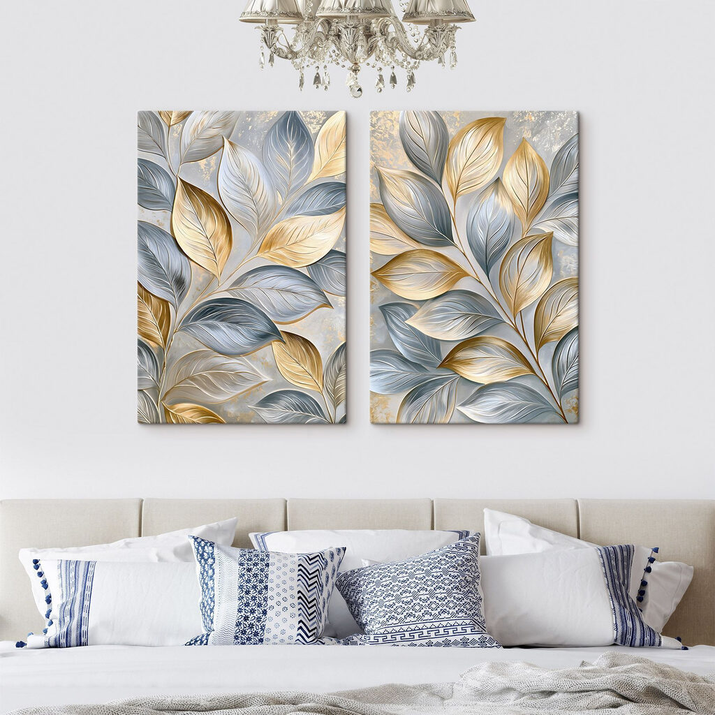 Foglie metallizzate — ambiente 2
