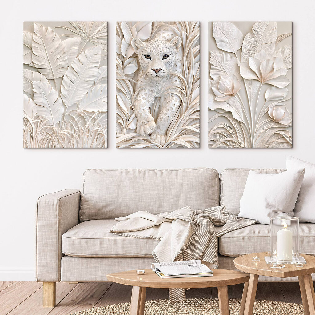 Felino tra le foglie — ambiente 1