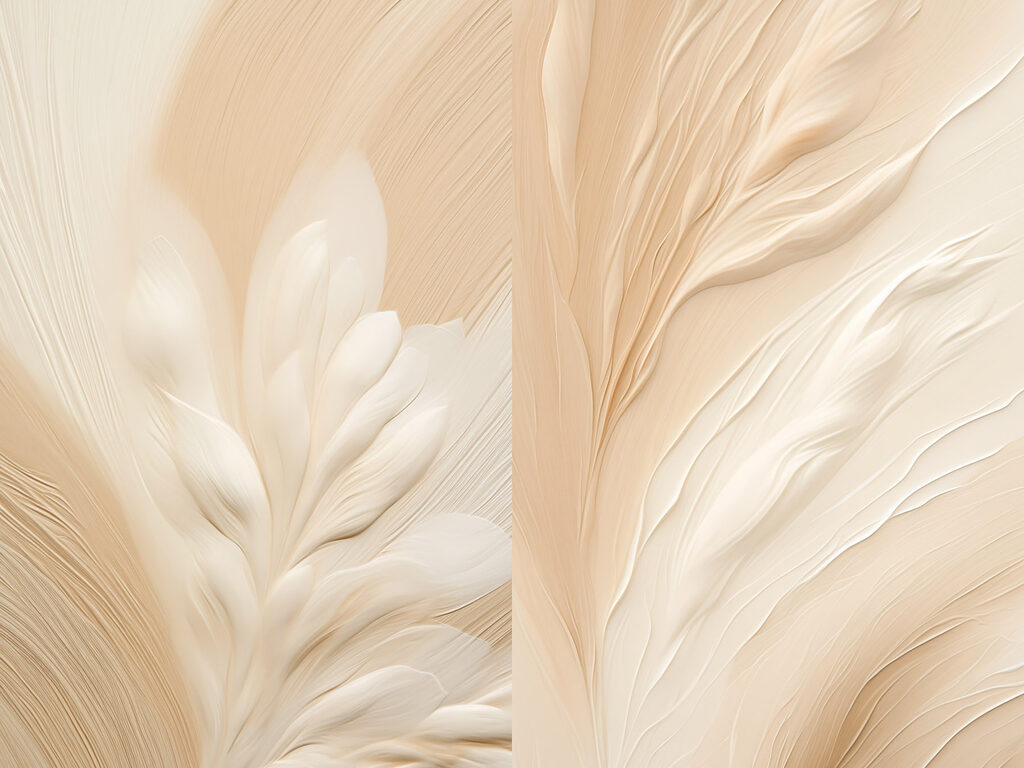 Foglie color sabbia — design completo