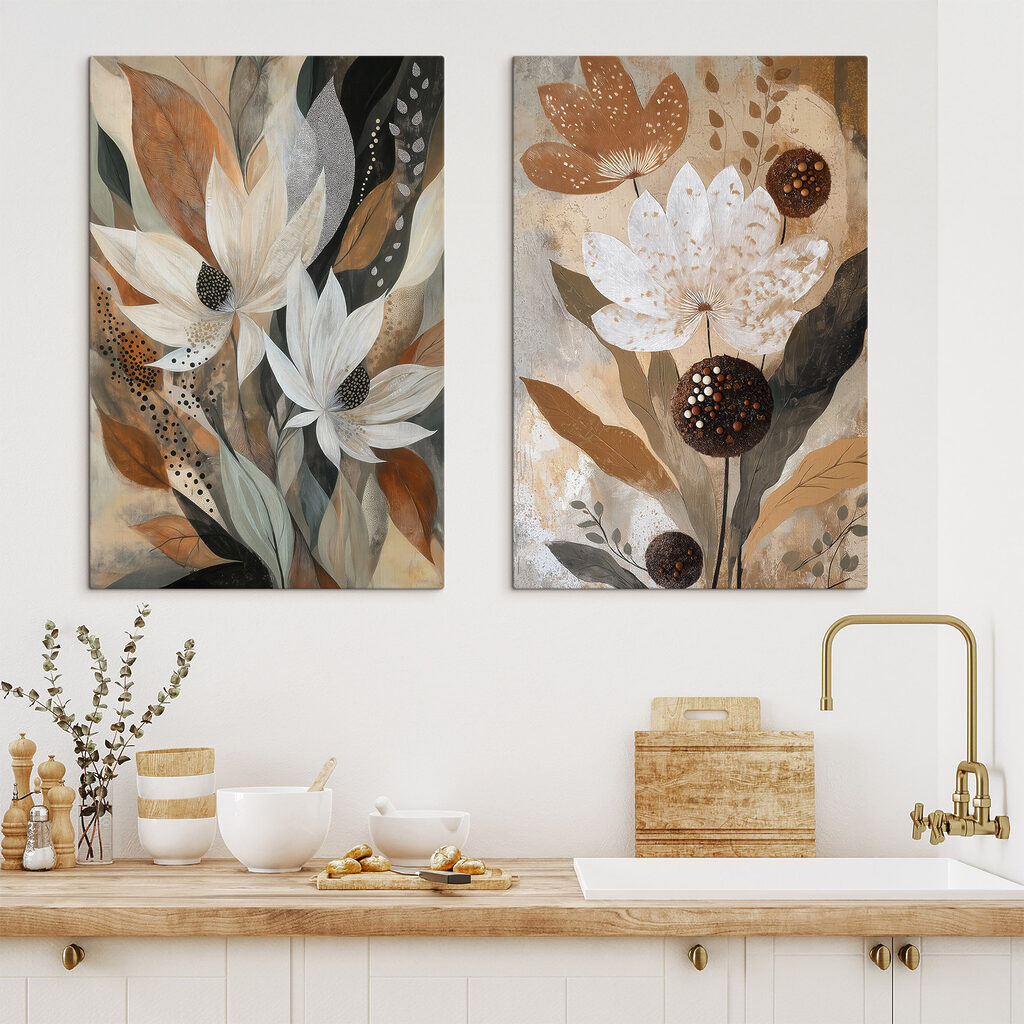 Fiori tra punti terrosi — ambiente 2