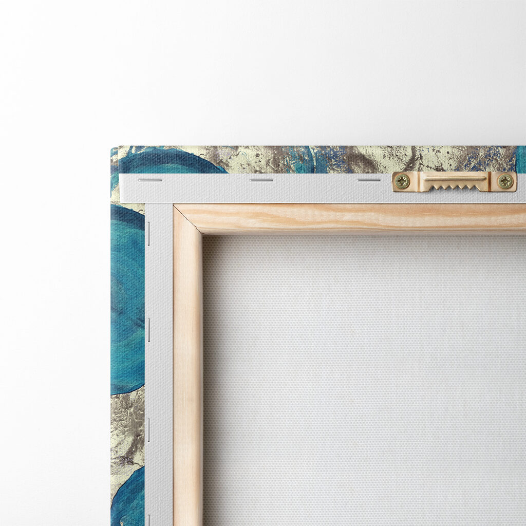 Cerchi blu scintillanti — retro