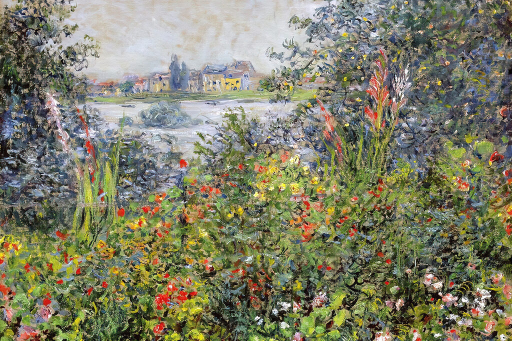 Giardino lungo il fiume — design completo