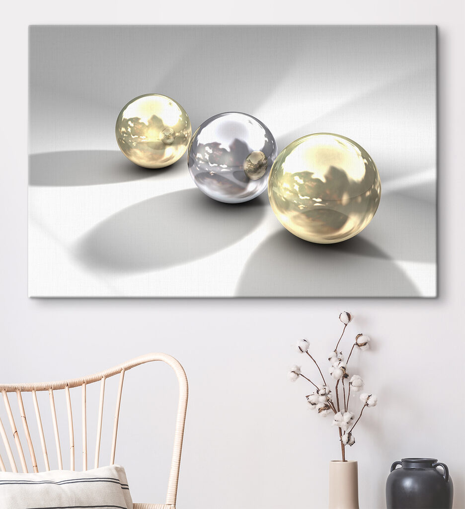 Tre sfere nella luce — ambiente 4