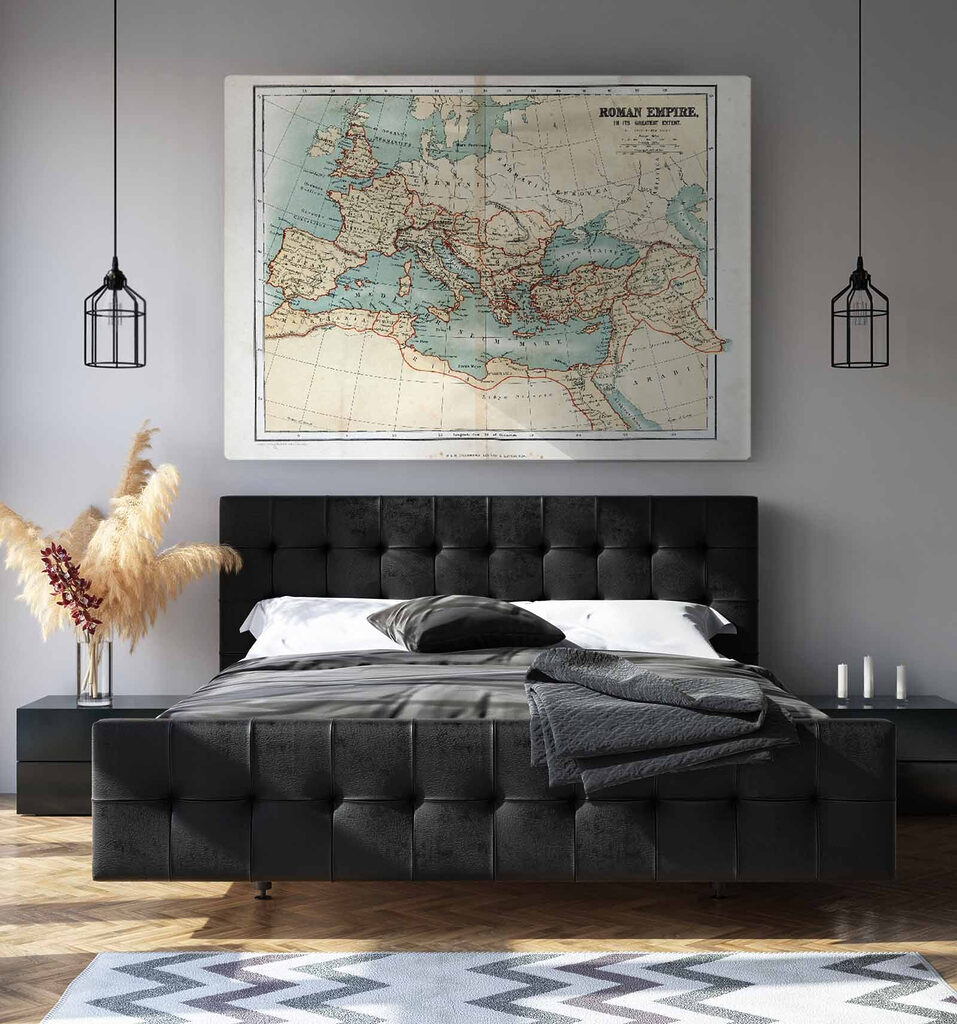 Mappa dell’Impero romano in un ambiente