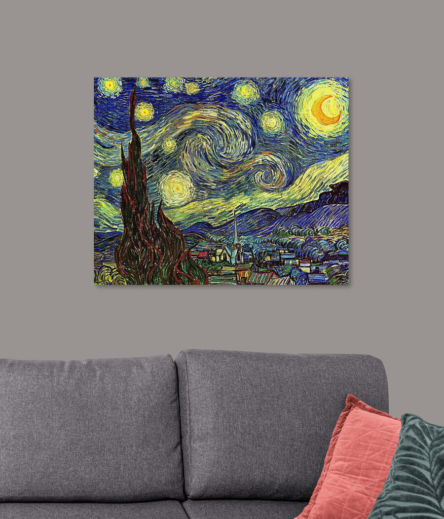 La notte stellata in un ambiente