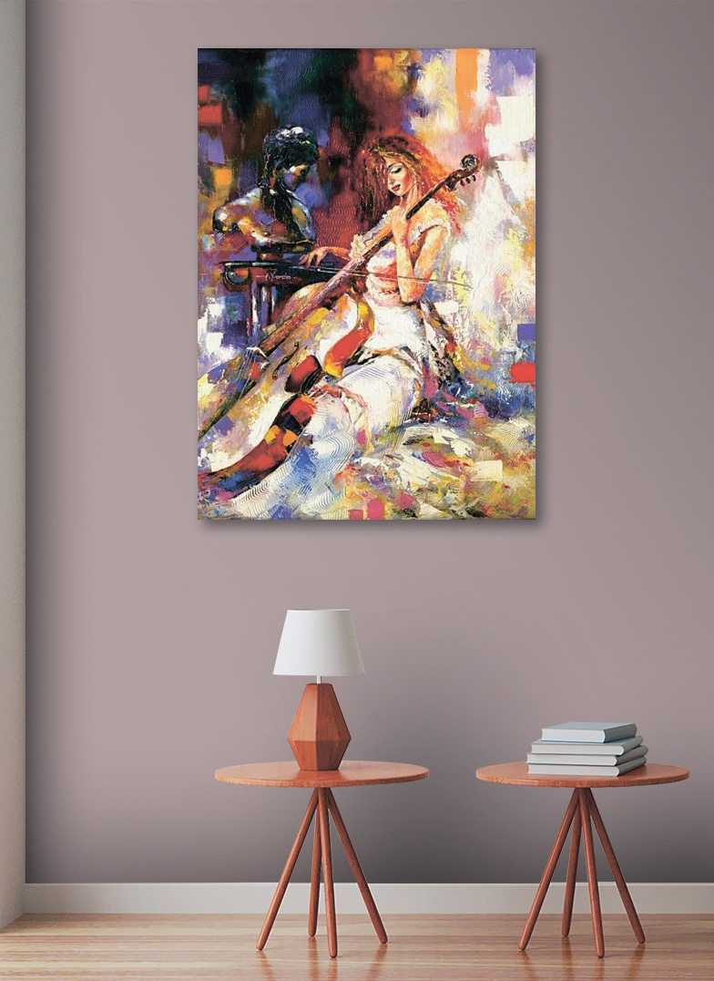Violoncello in movimento — ambiente 2